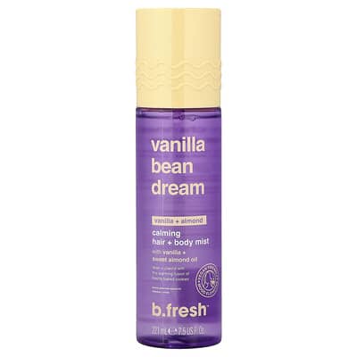 Мист для волос и тела b.fresh Vanilla Bean Dream, ваниль + миндаль, 7.5 fl oz (221 ml)