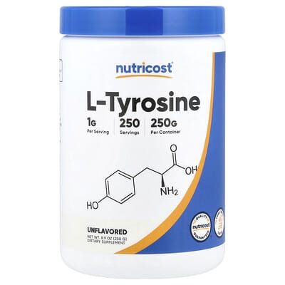 L-Tyrosine, без вкуса, 8.9 oz (250 g)