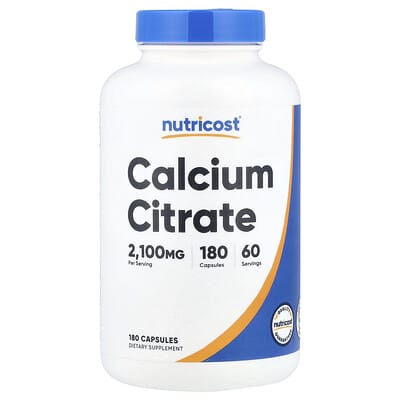 Цитрат кальция, 180 капсул (700 mg на капсулу)
