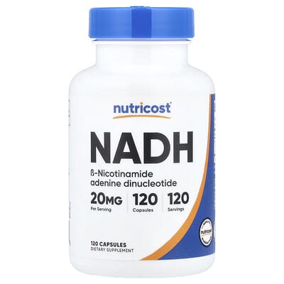 NADH, 20 мг, 120 капсул