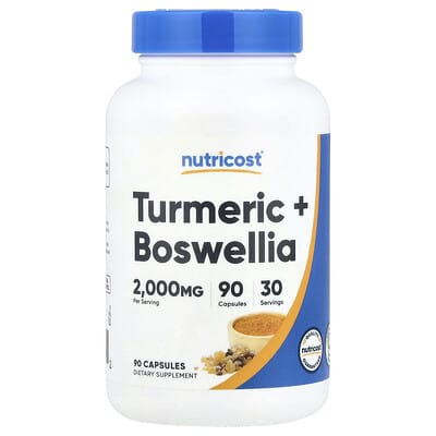 Turmeric + Boswellia, 90 капсул