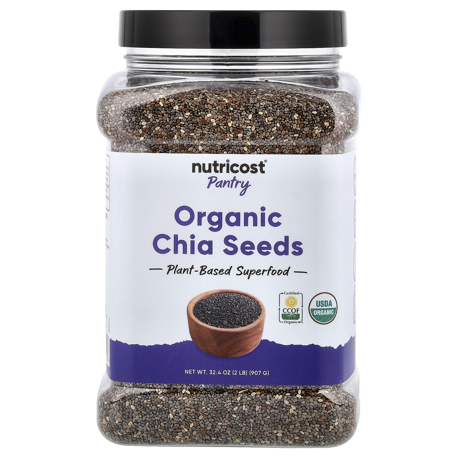Pantry, Organic Chia Seeds, 32.4 oz (907 g)