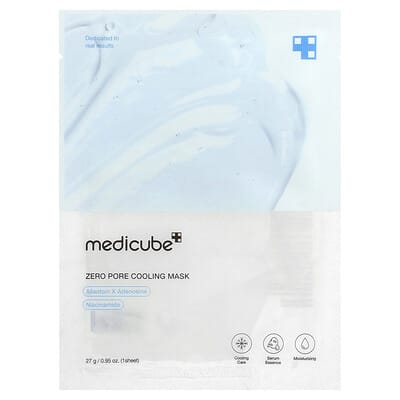 Medicube Zero Pore Cooling Beauty Mask, 1 шт., 0.95 oz (27 g)