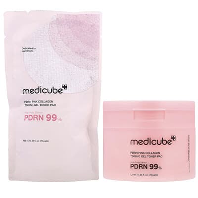 Medicube PDRN Pink Collagen тонизирующие гель-патчи, 70 шт