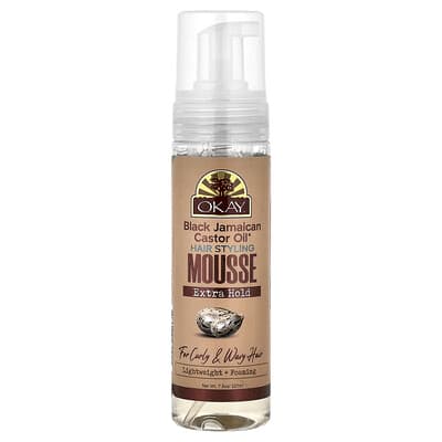 Мусс для укладки волос Black Jamaican Castor Oil 7.5 oz