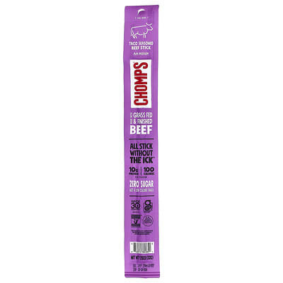 Taco Seasoned Beef Stick, Medium, 1.15 oz (32 g)