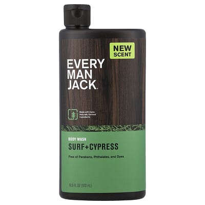 Гель для душа Every Man Jack Surf + Cypress 500 ml