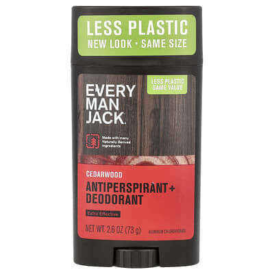 Antiperspirant + Deodorant, Cedarwood, 2.6 oz (73 g)
