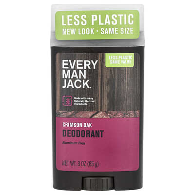 Deodorant, Aluminum Free, Crimson Oak, 3 oz (85 g)