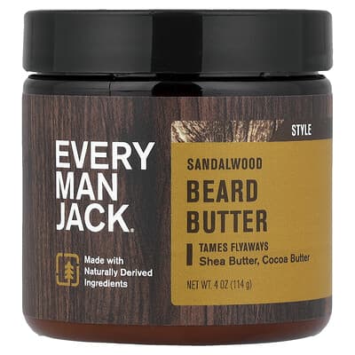 Beard Butter, Sandalwood, 4 oz (114 g)