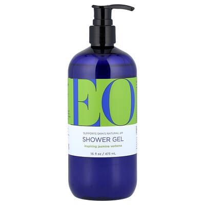 EO Products гель для душа Inspiring Jasmine Verbena, 16 fl oz (473 ml)