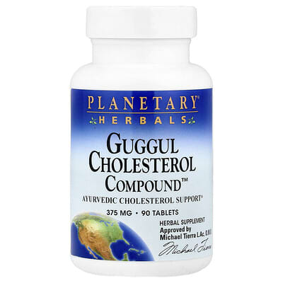 Planetary Herbals Guggul Cholesterol Compound™, 90 таблеток