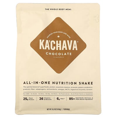All-In-One Nutrition Shake, Chocolate, 15.31 oz (434 g)