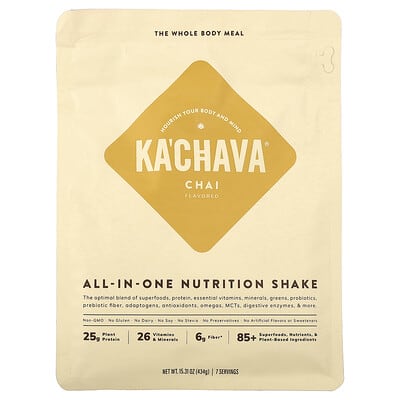 All-In-One Nutrition Shake, Chai, 15.31 oz (434 g)