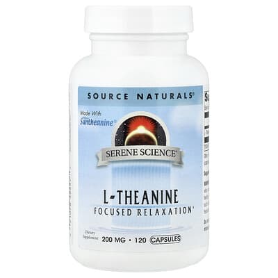 L-Theanine, 200 mg, 120 капсул