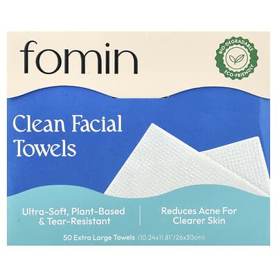 Салфетки для лица fomin, Extra Large, 50 шт