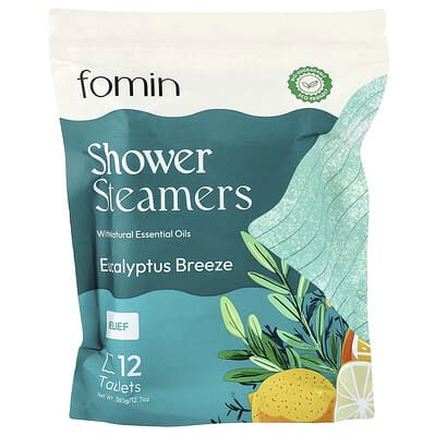 Бомбочки для душа, Eucalyptus Breeze, 12 шт