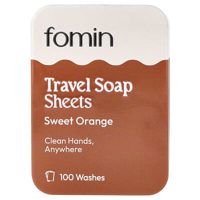Салфетки для мытья рук fomin, Sweet Orange, 100 шт.