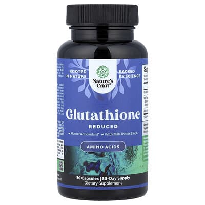 Глутатион Nature's Craft, 30 Capsules