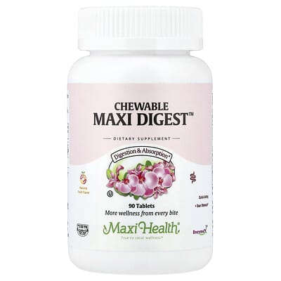 Chewable Maxi Digest™, Natural Fruit, 90 таблеток