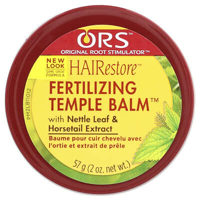 HAIResture™ бальзам для кожи головы Fertilizing Temple Balm™, For Relaxed or Thermally-Straightened Hair, 2 oz (57 g)