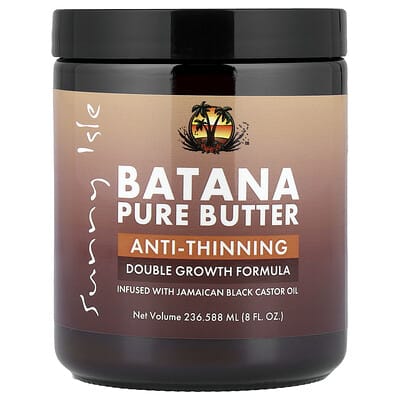 Batana Pure Butter Масло для волос против истончения, 8 fl oz (236.58 ml)