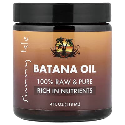 Sunny Isle 100% натуральное и чистое масло Batana, 4 fl oz (118 ml)