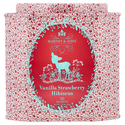 Vanilla Strawberry Hibiscus, 30 Sachets, 1.8 oz (54 g)