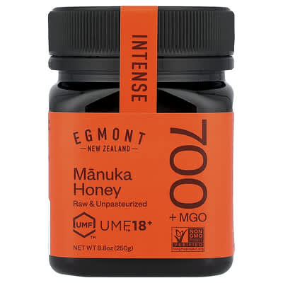 Manuka Honey, сырой и непастеризованный, UMF™ 18+, MGO 700+, 8.8 oz (250 g)