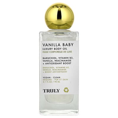 Роскошное масло для тела Truly Beauty Vanilla Baby, 3.1 fl oz (90 ml)