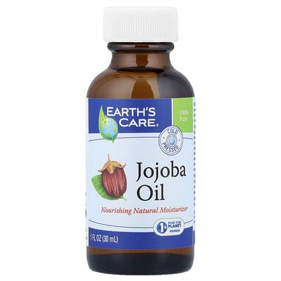 100% Pure Jojoba Oil, Cold Pressed, 1 fl oz (30 ml)