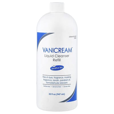 Vanicream очищающее средство для чувствительной кожи, без отдушек, 947 ml