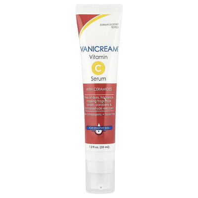 Сыворотка с витамином C Vanicream Vitamin C Serum with Ceramides, For Sensitive Skin, 1.2 fl oz (35 ml)