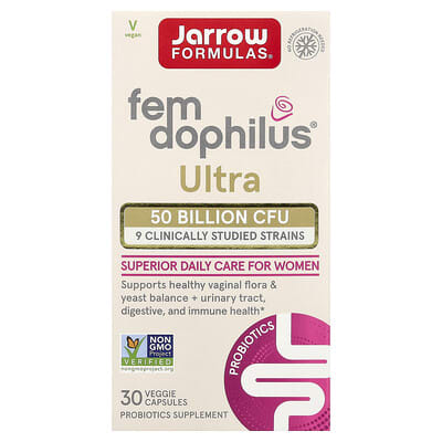 Fem-Dophilus® Ultra, 30 вегетарианских капсул