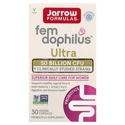 Jarrow Formulas Fem-Dophilus® Ultra, 30 вегетарианских капсул