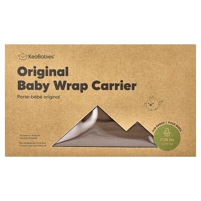 KeaBabies оригинальная сумка-слинг для детей 0-36 месяцев, Saddle Brown
