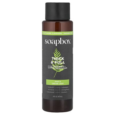 Шампунь и кондиционер 2-в-1 Thick & Full, дуб и кедр, 16 fl oz (473 ml)