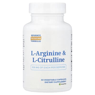 L-Arginine & L-Citrulline, 60 вегетарианских капсул