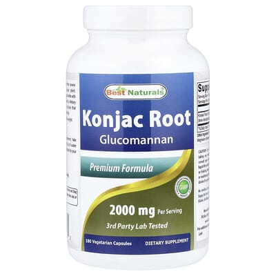 Корень коньяка Best Naturals 180 Vegetarian Capsules (666 mg per Capsule)