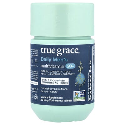 Мужские мультивитамины True Grace 50+, 60 таблеток