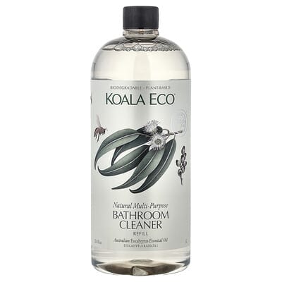 Универсальное средство для чистки ванной Koala Eco Natural, Refill, Australian Eucalyptus Essential Oil, 33.8 fl oz (1 l)