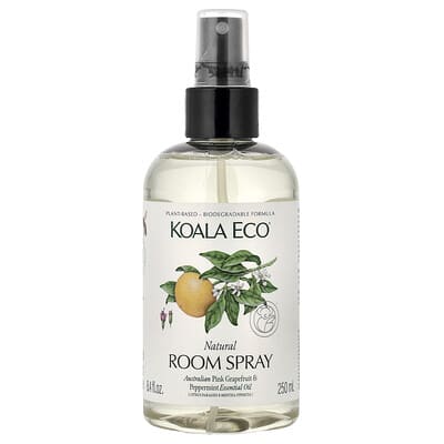 Спрей для дома Koala Eco Natural Room Spray, Essential Oil, Australian Pink Grapefruit & Peppermint, 8.4 fl oz (250 ml)