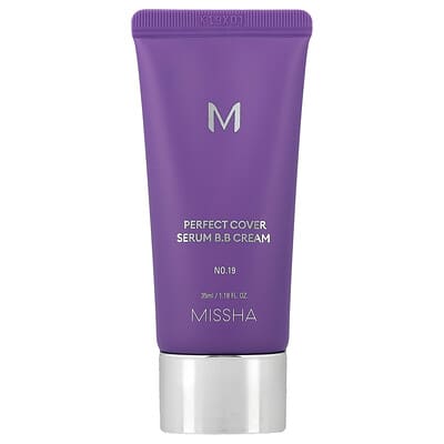 Perfect Cover Serum B.B Cream, No. 19 Ivory, 1.18 fl oz (35 ml)