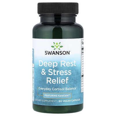 Deep Rest & Stress Relief, 60 веганских капсул