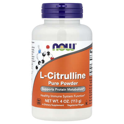 L-Citrulline, чистый порошок, 4 oz (113 g)