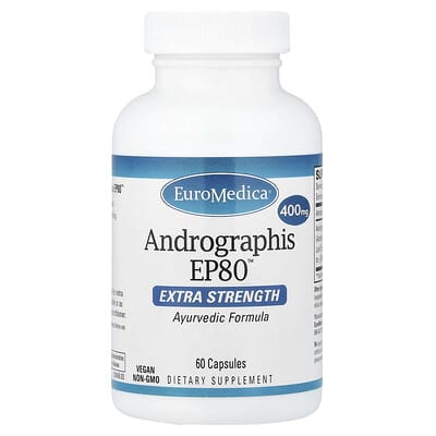 Andrographis EP80™, 400 mg, 60 капсул