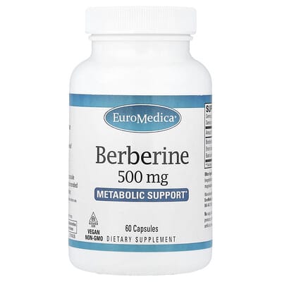 Берберин EuroMedica, 500 mg, 60 капсул