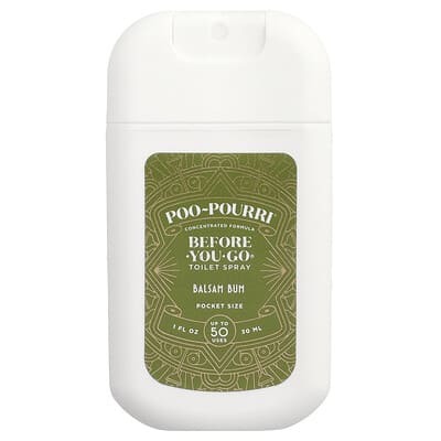 Спрей для туалета Before-You-Go® Pocket Sprayer, Balsam Bum, 1 fl oz (30 ml)