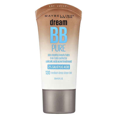 Dream BB Pure, Skin Clearing Beauty Balm, 130 Medium Deep Sheer Tint, 1 fl oz (30 ml)