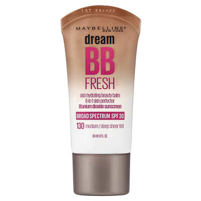 Dream BB Fresh, Skin Hydrating Beauty Balm, SPF 30, 130 Medium/Deep Sheer Tint, 1 fl oz (30 ml)